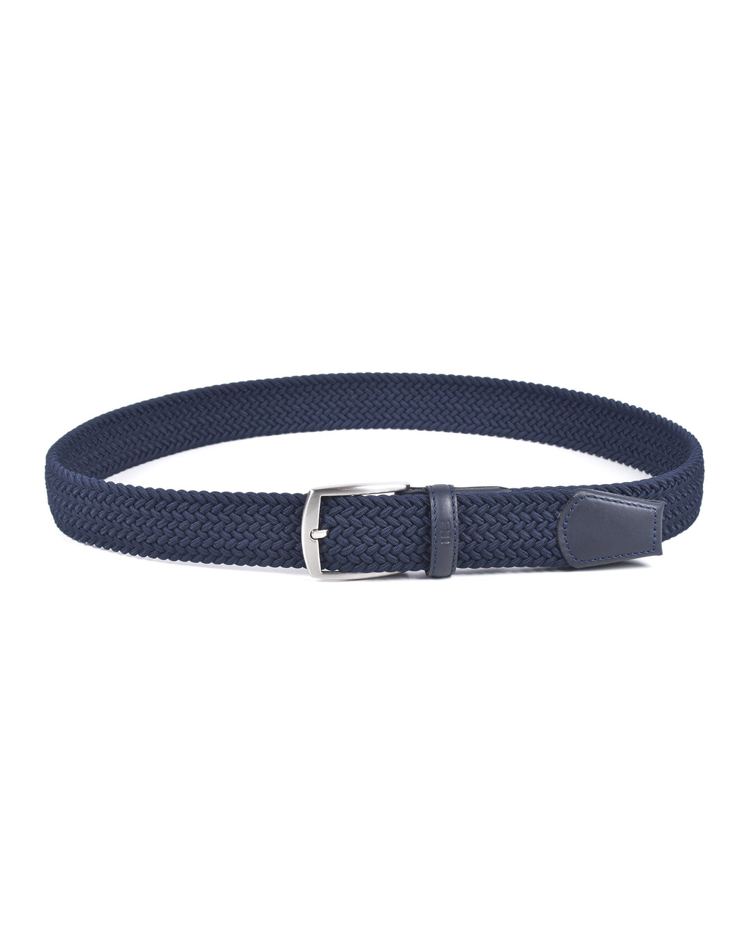 Ceinture textile tressée – Bleu marine
