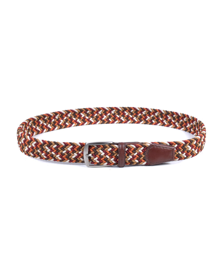 Ceinture textile tressée – Multicolore