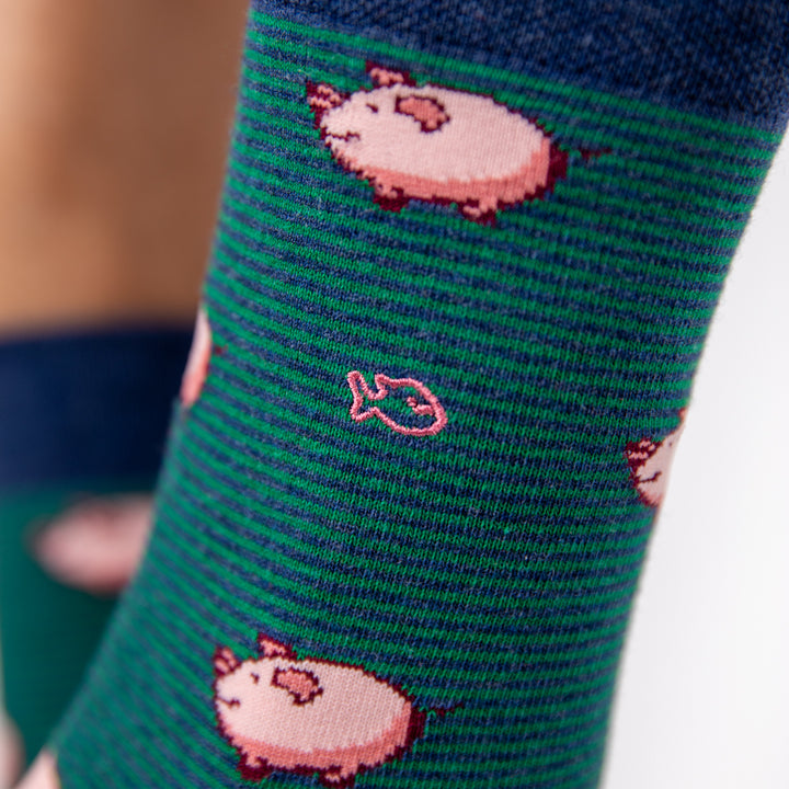 Chaussettes "Animaux – Cochon"