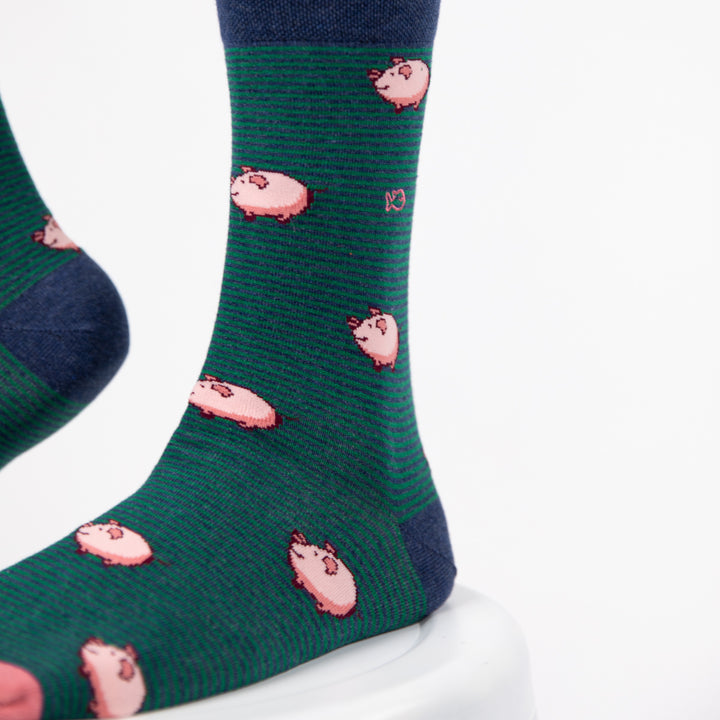 Chaussettes "Animaux – Cochon"