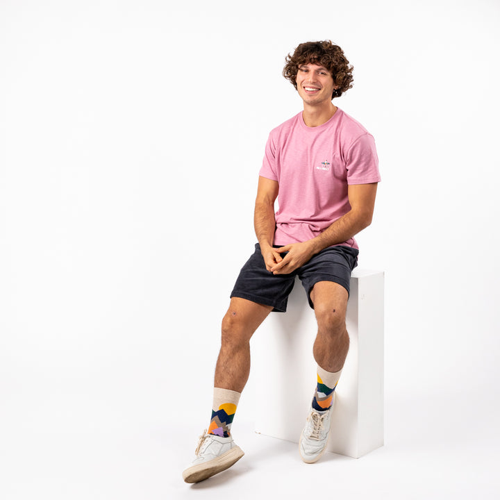 T-shirt "Surfeur" – Rose