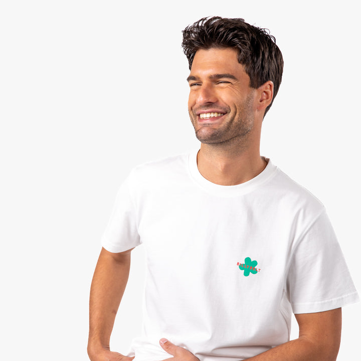 T-shirt "Flower" – Blanc